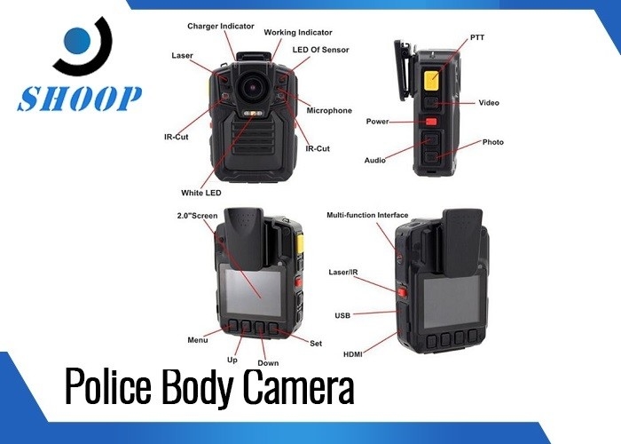 1080P HD Vücut Kamerası Kayıt Cihazı Ses Bluetooth Yasası Uygulama Video Kaydedici